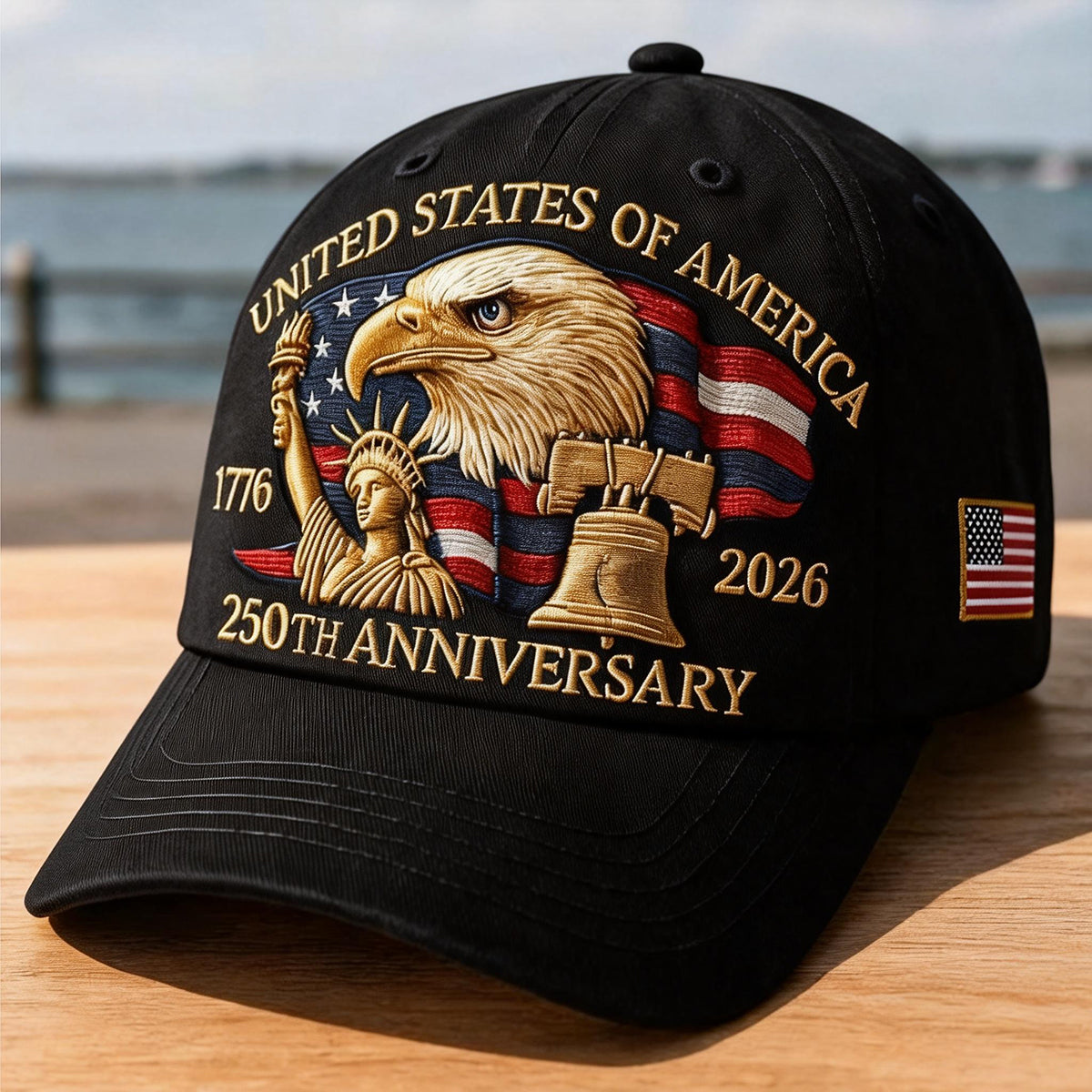 Bald Eagle United States Of America 250th Anniversary Cap