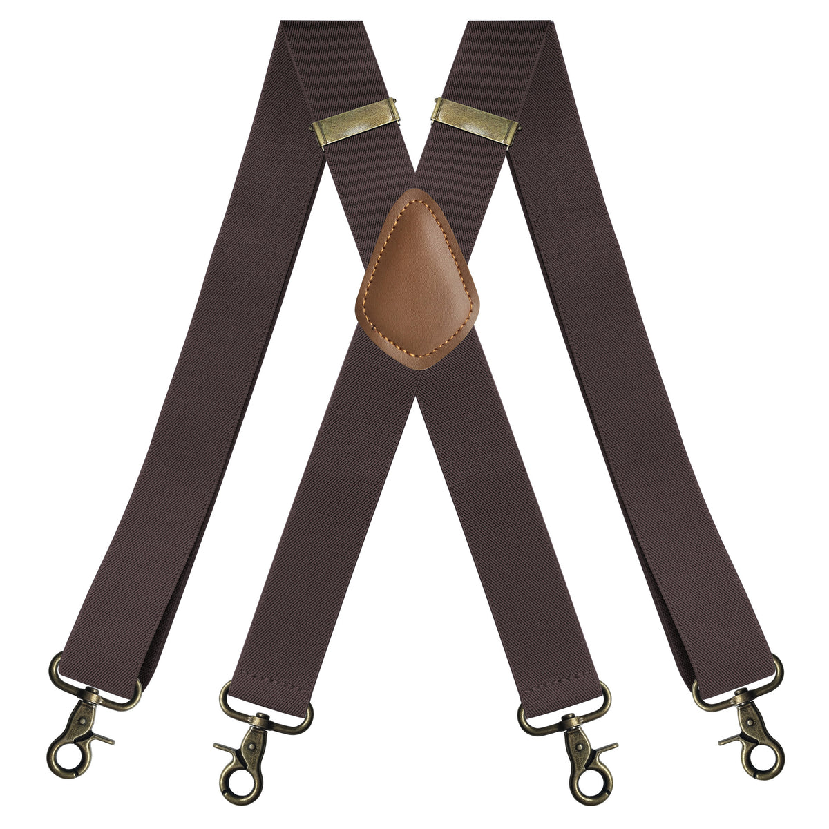 Personalized Monogrammed Leather Suspenders - Unique Gift For Men