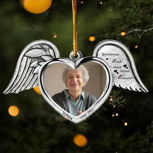 Loved Beyond Words Missed Beyond Measure - Personalized Stainless Steel Ornament