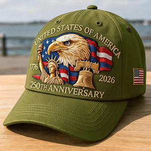 Bald Eagle United States Of America 250th Anniversary Cap