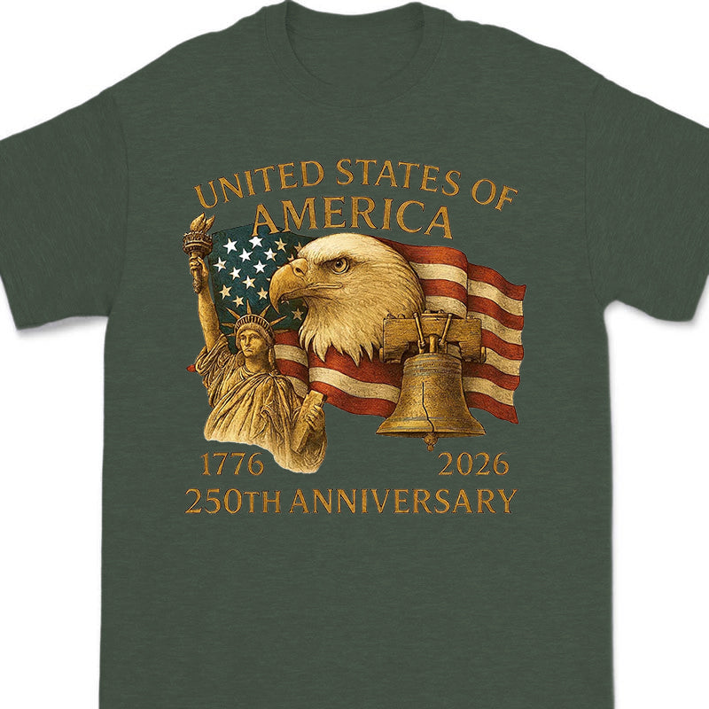 America 250th Anniversary Patriot Eagle T-Shirt