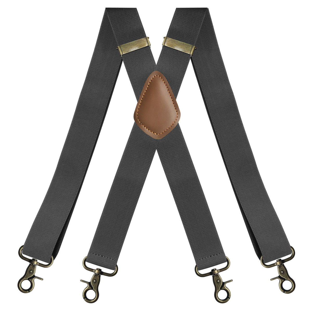 Personalized Monogrammed Leather Suspenders - Unique Gift For Men