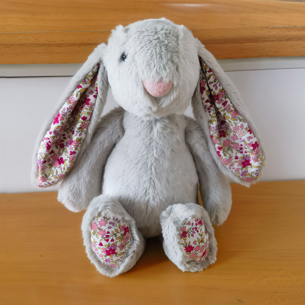 Personalized Plush Bunny With Name And Year,  Easter Gift For Kids