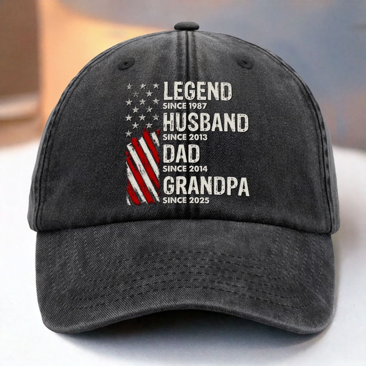 Born To Be A Legend - Family Personalized Custom Vintage Baseball Cap US