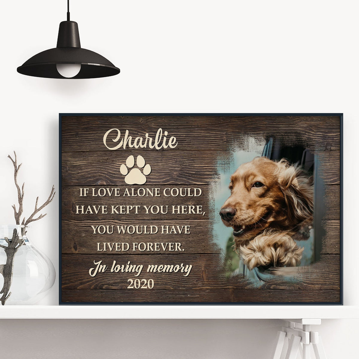 If Love Alone Could Have Kept You Here, You Would Have Lived Forever - Personalized Photo Poster