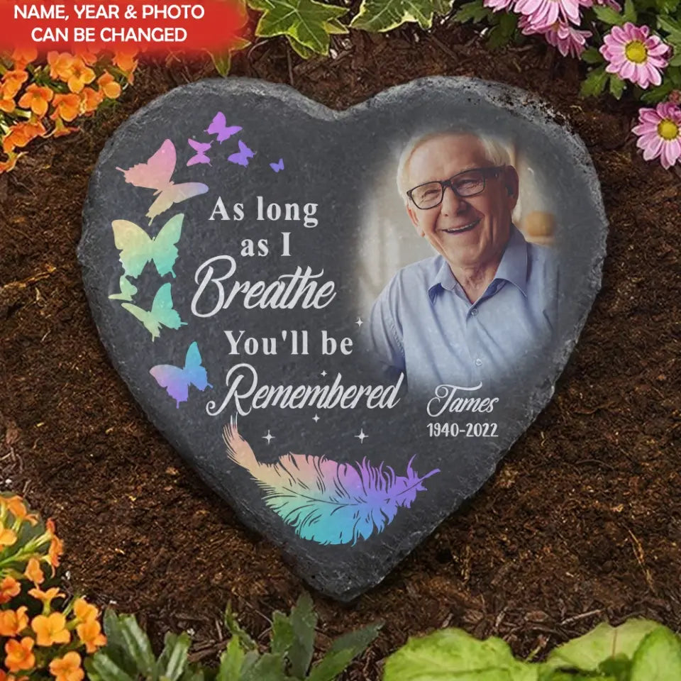 I'II Hold You In My Heart Until I Can Hold You In Heaven- Personalized Memorial Stone