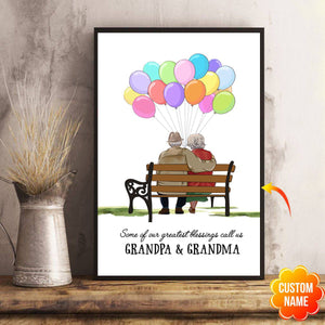 Some Of Our Greatest Blessings Call Us- Personalized Canvas