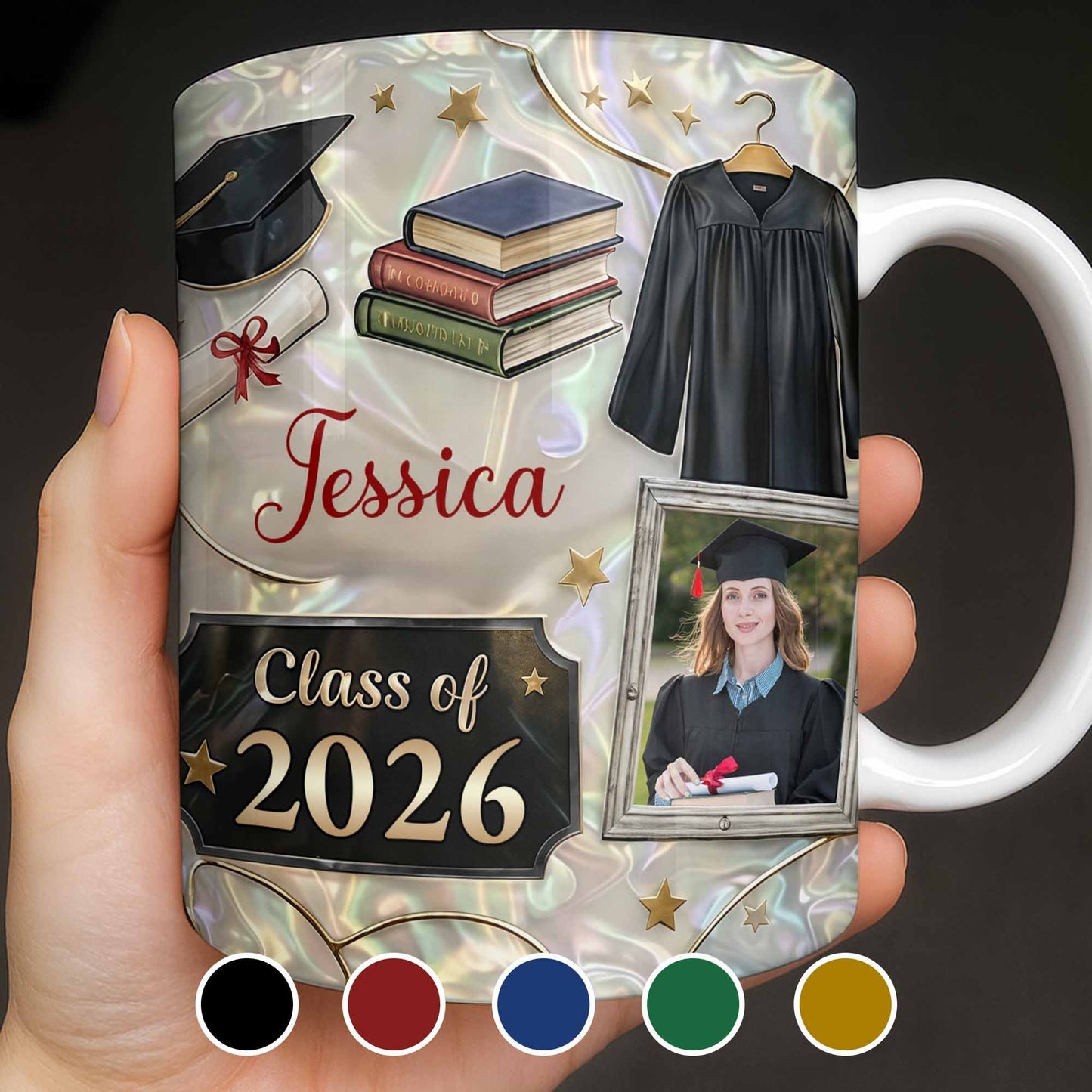 Class Of 2026, Personalized Custom Coffee Mug, Gift For Graduation