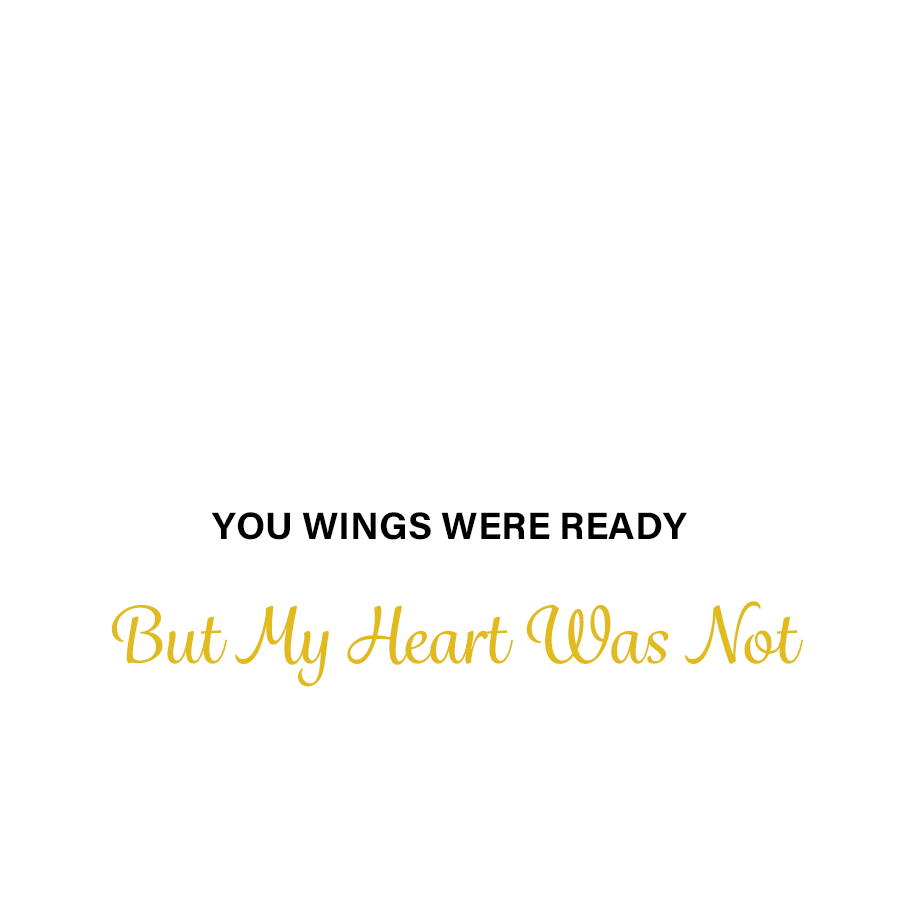 Personalized Monogram Birthstone Unique Wing Necklace