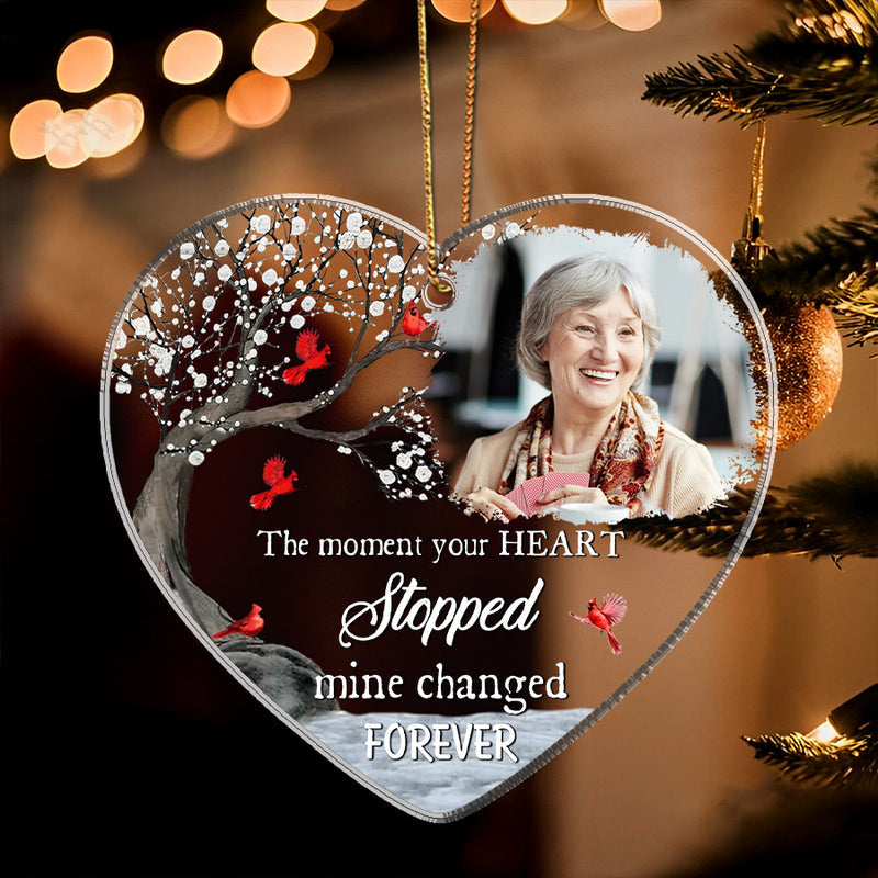 Custom Photo I'm Always With You - Personalized Circle Acrylic Ornament