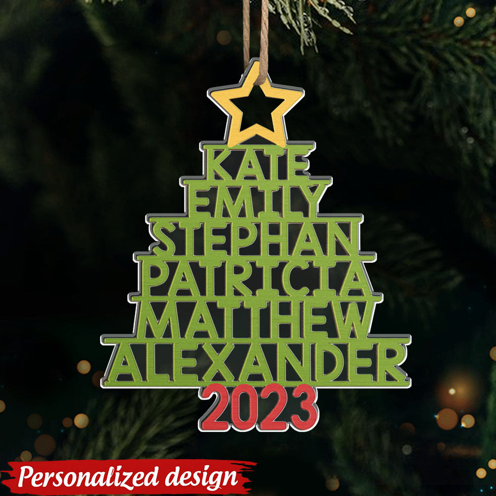 The Best Part Of Christmas - Family Personalized Custom Ornament