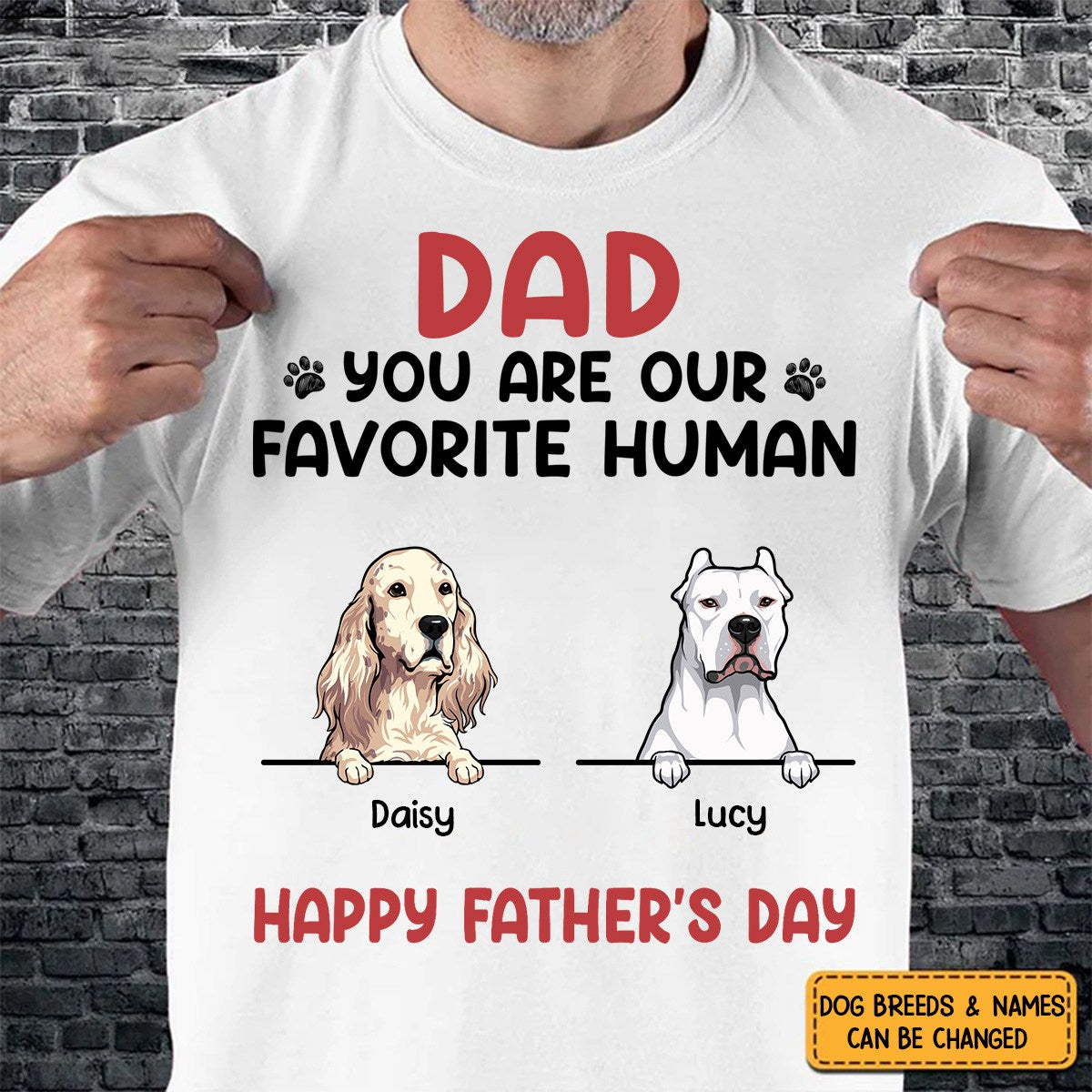 You Are My Favorite Human, Personalized Shirt, Gifts For Dog Lovers