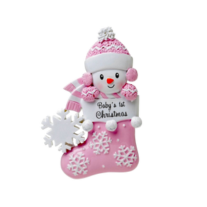 DIY Baby First Christmas - Christmas Hand-writing Resin Ornament