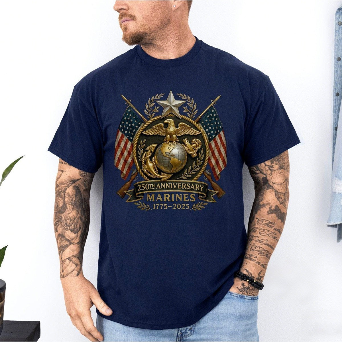 United States Marine Corps 250th Anniversary T-shirt, Gift For Him