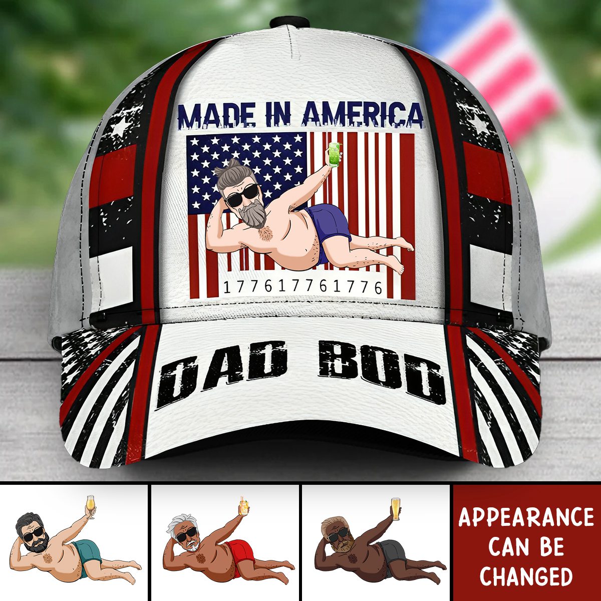 Made In America Personalized Classic Cap - Gift for Dad, Papa,Grandpa