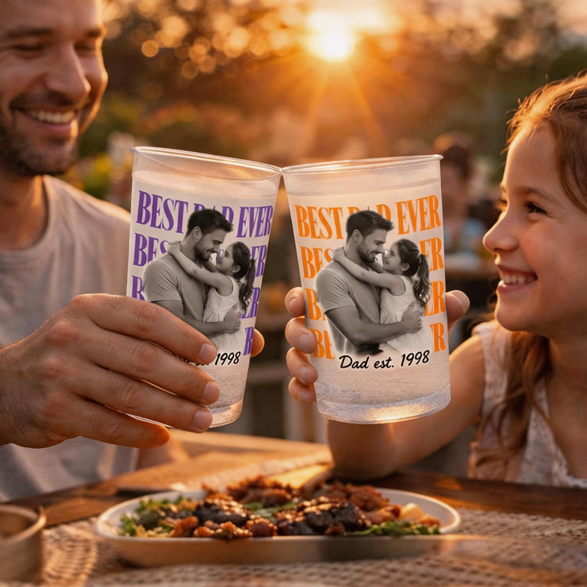Custom Party Cups - Personalized Father's Day Gifts For Dad, Grandpa