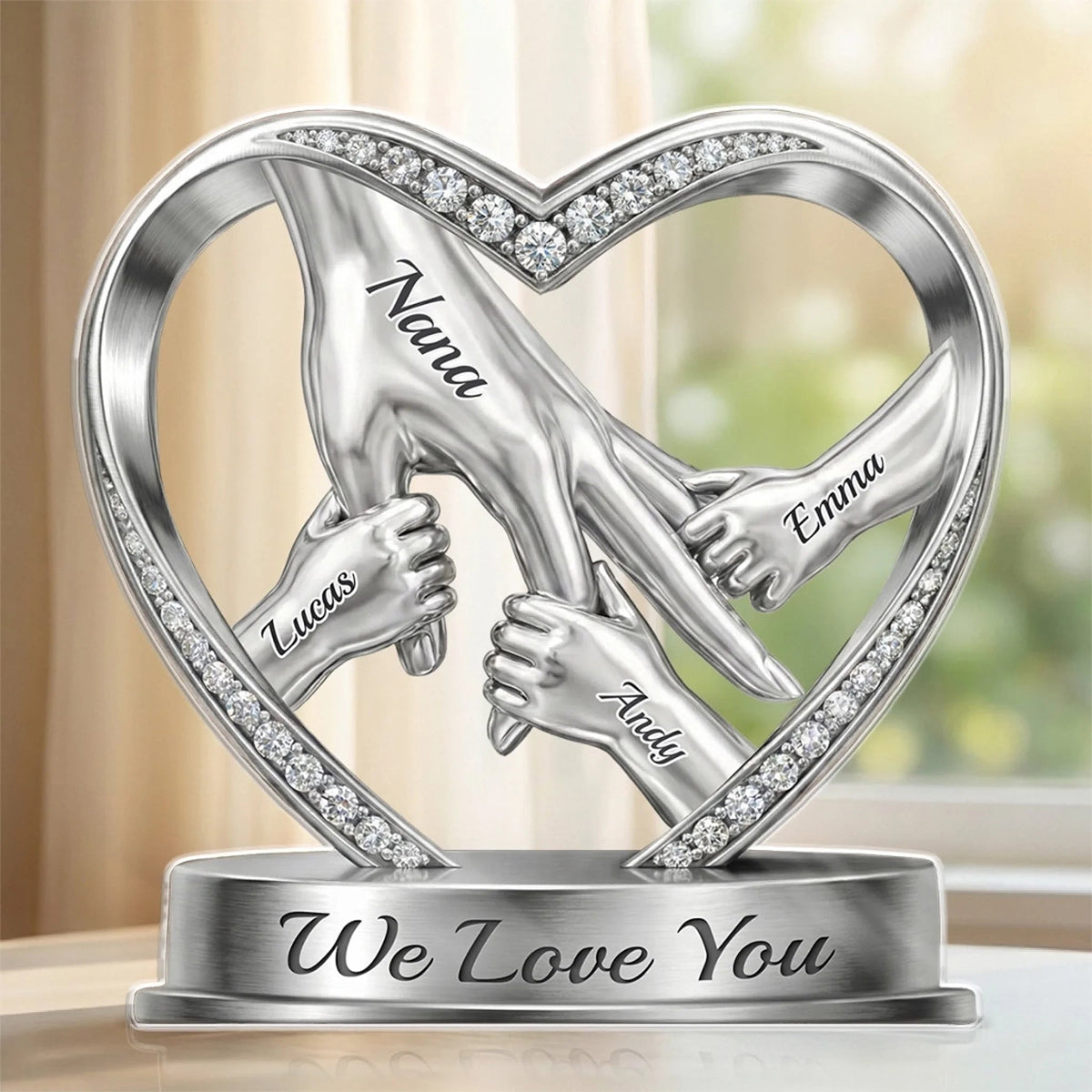 Custom Acrylic Plaque-Personalized Mother's Day Gift For Mom, Grandma