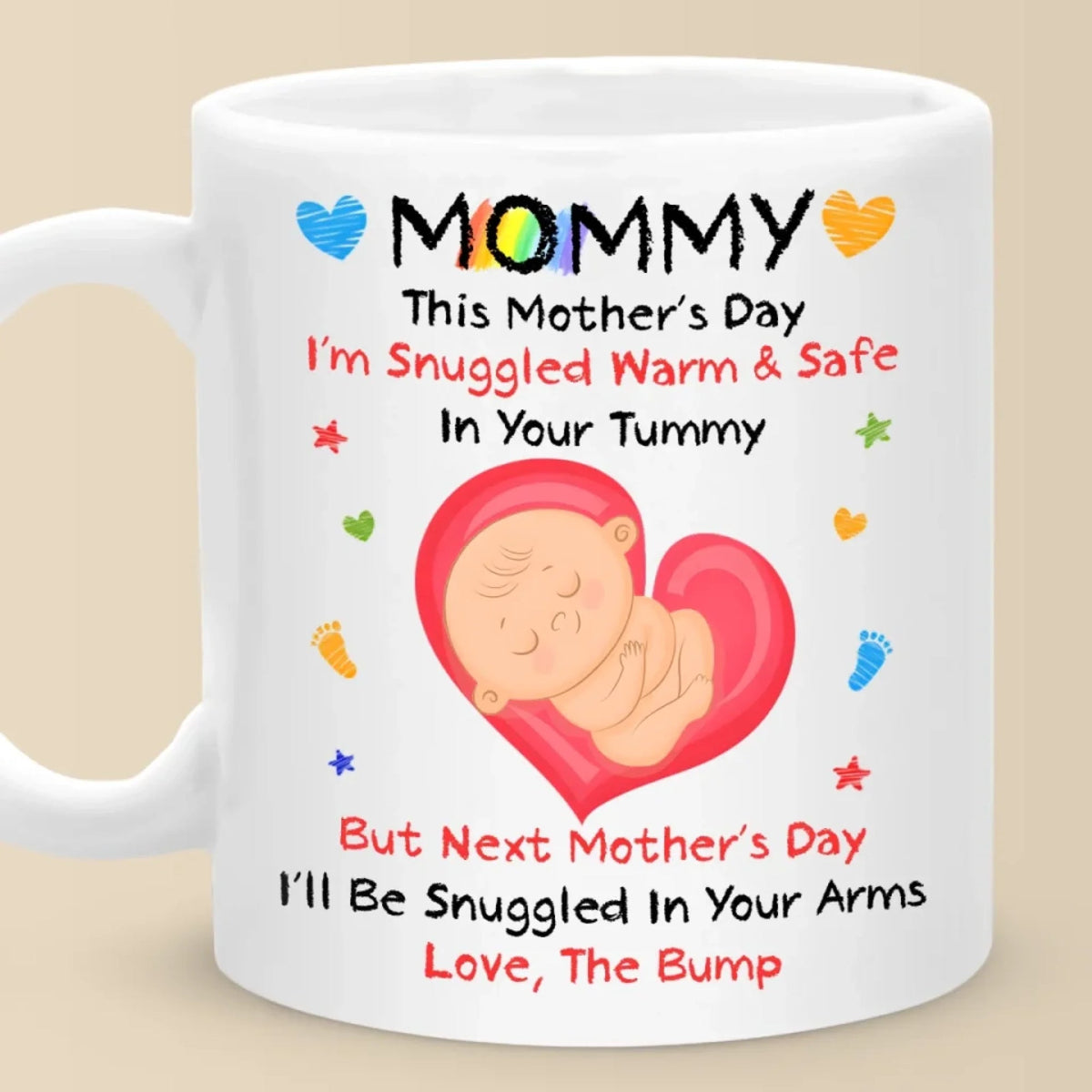 Mommy, You’re My First Home - Family Personalized Custom Mug