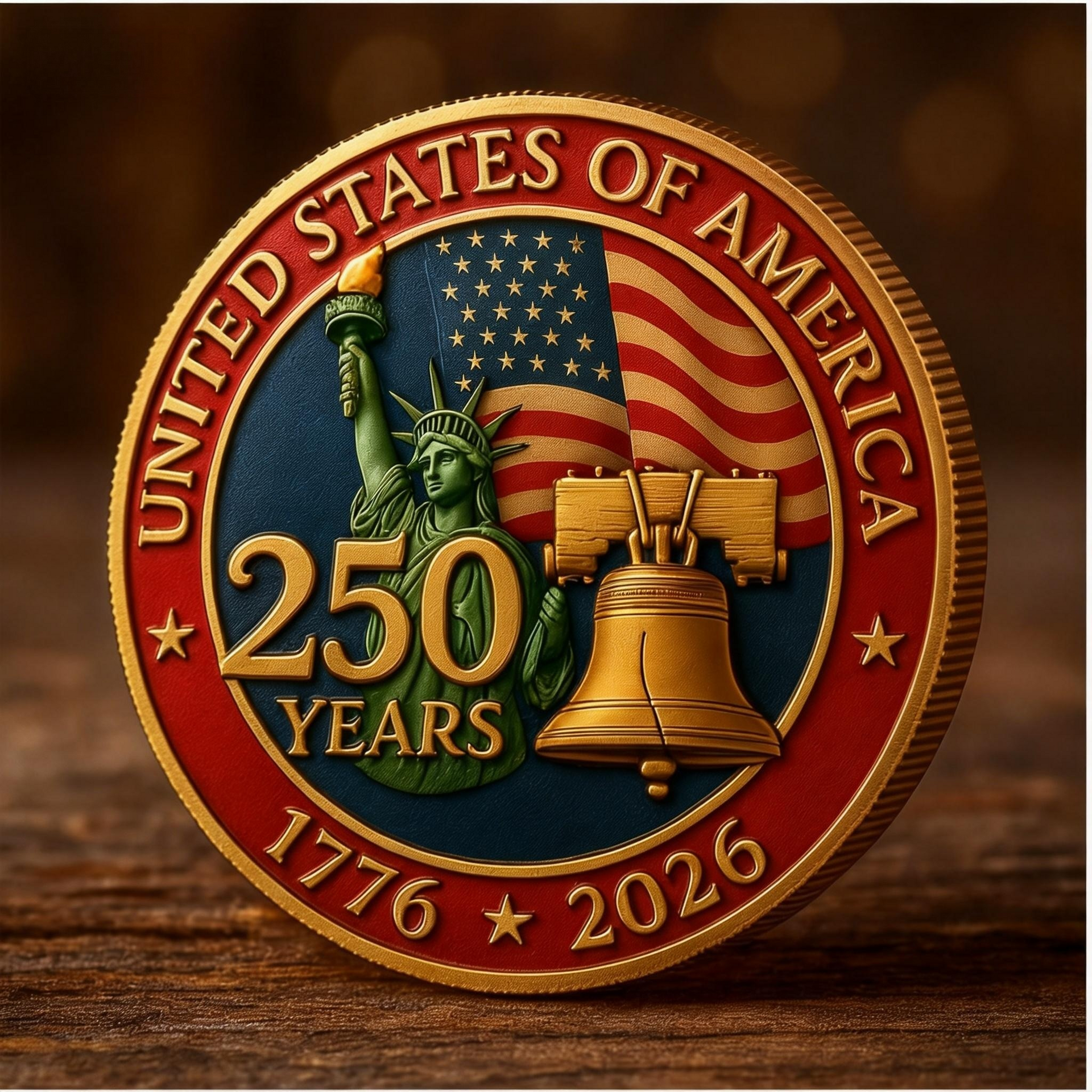USA 250th Anniversary Commemorative Coin