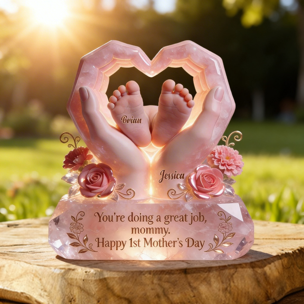 You're Doing A Great Job - Personalized Mother Custom Plaque