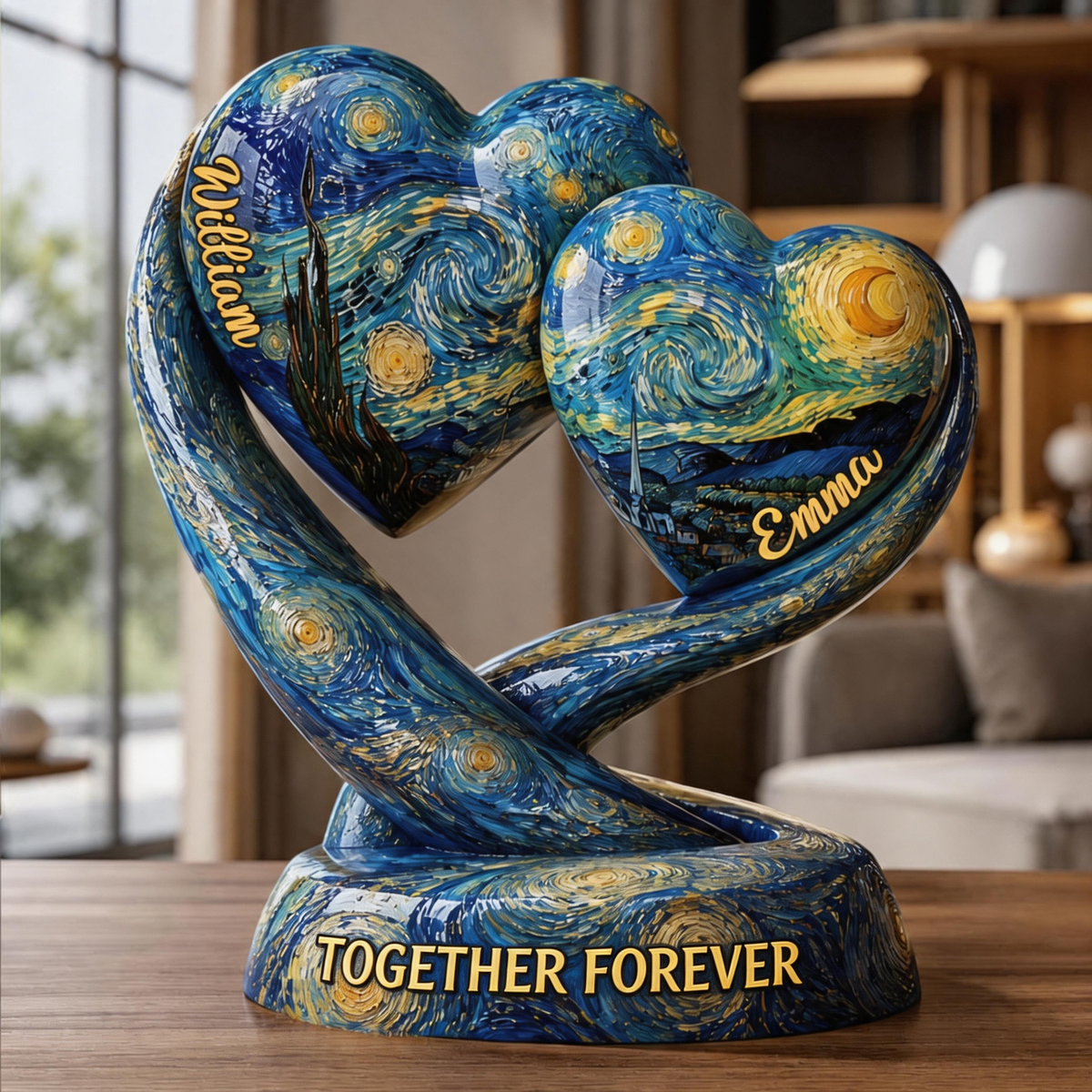 Together Forever - Personalized Couple Acrylic Plaque Romantic Gift