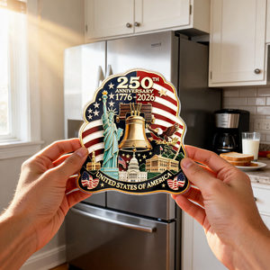 United States 250th Birthday Commemorative Fridge Magnet