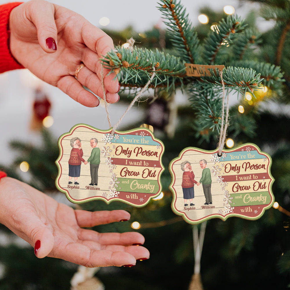 You're The Only Person, Medallion Wood Ornament, Gifts For Husband - Gifts For Wife