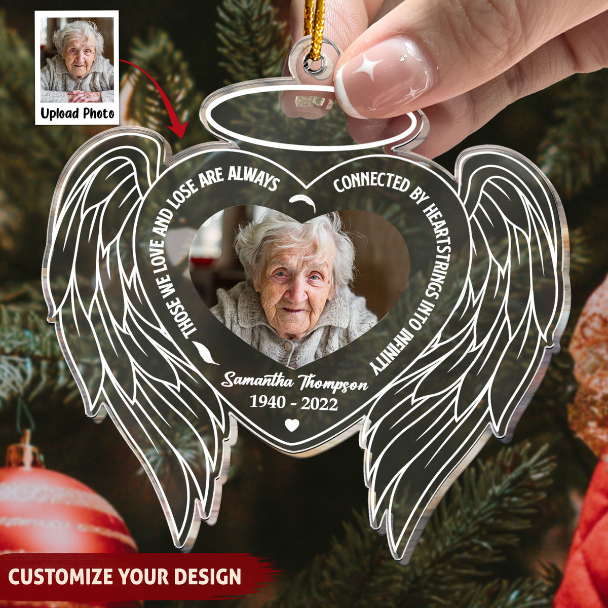 Connected To Infinity - Personalized Acrylic Ornament