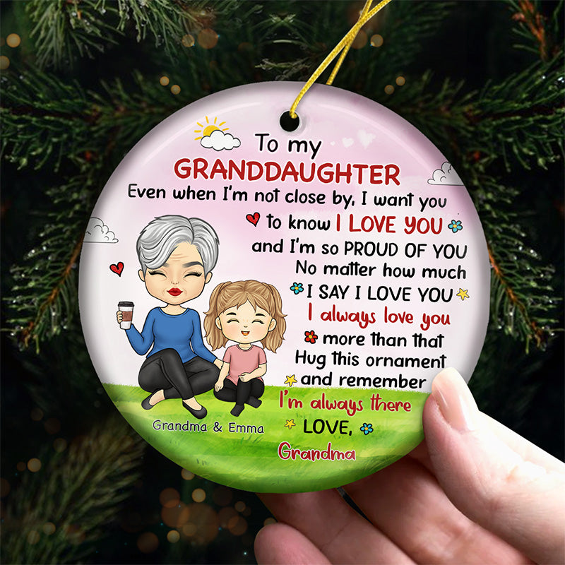 I'm So Proud Of You - Family Personalized Ornament - Christmas Gift For Grandma