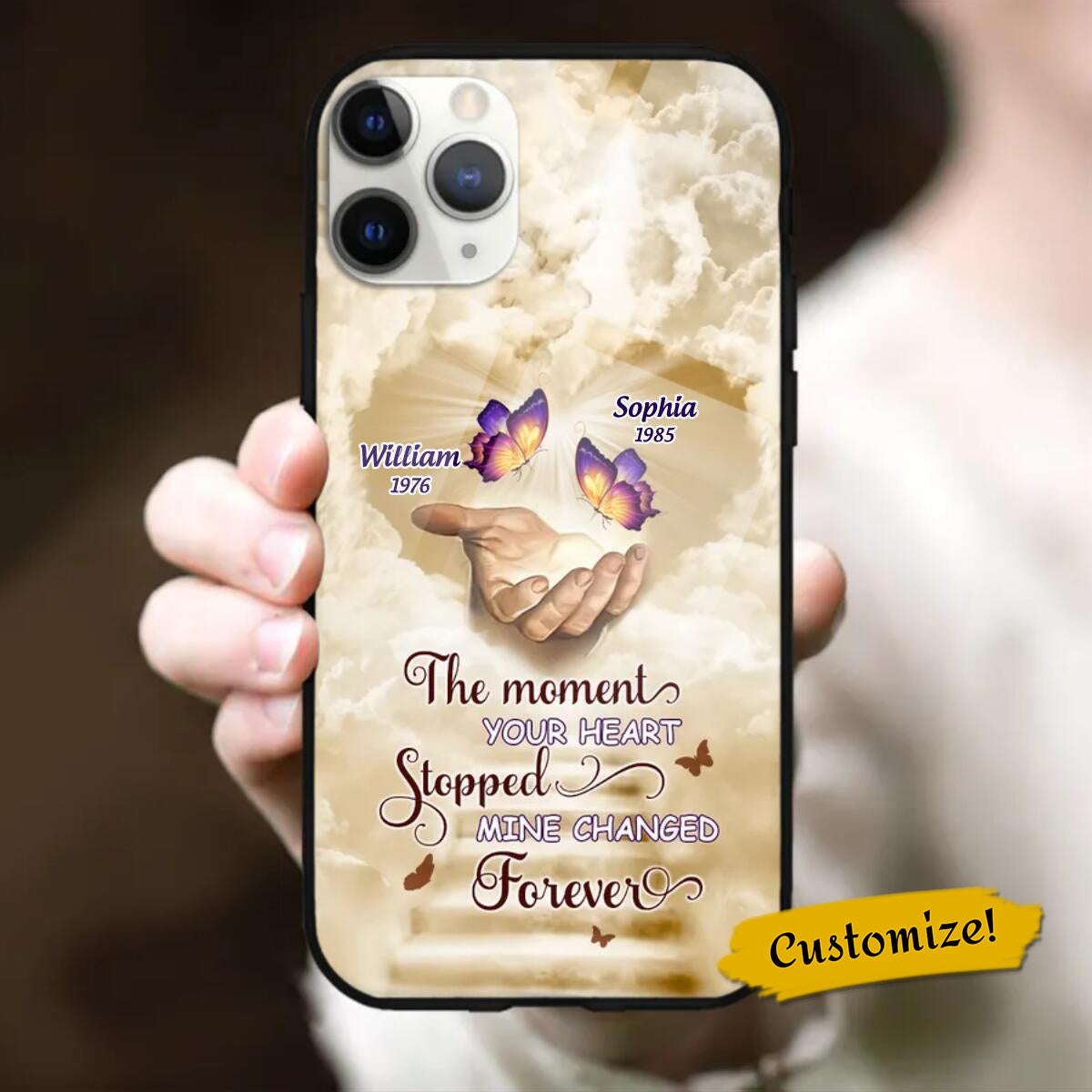 The Moment Your Heart Stopped, Mine Changed Forever Personalized Memor The Moment Your Heart Stopped, Mine Changed Forever Personalized Memor