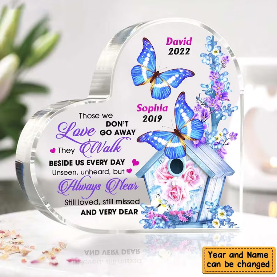 Butterfly Angel In Heaven Personalized Plaque