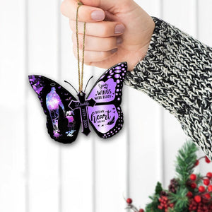 Your Wings Were Ready But My Heart Was Not Personalized Memorial Ornament