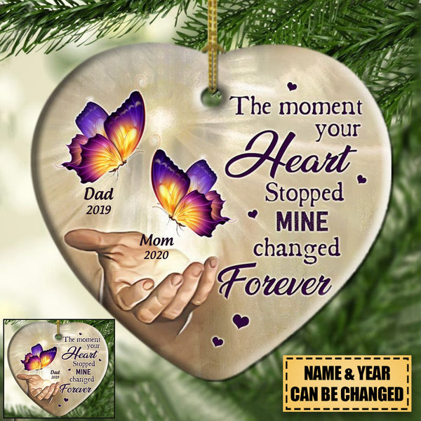The Moment Your Heart Stopped, Mine Changed Forever Personalized Memor ...