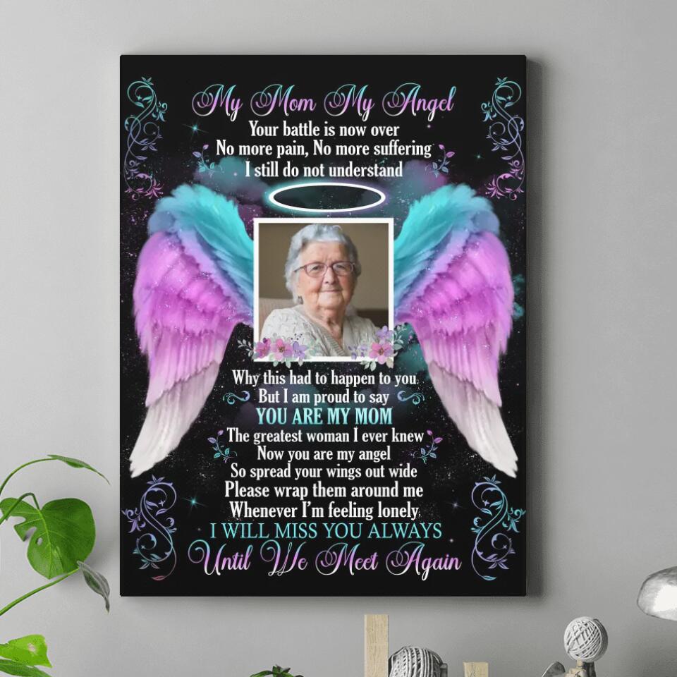 Personalized My Angel Memorial Poster - Gift For Family