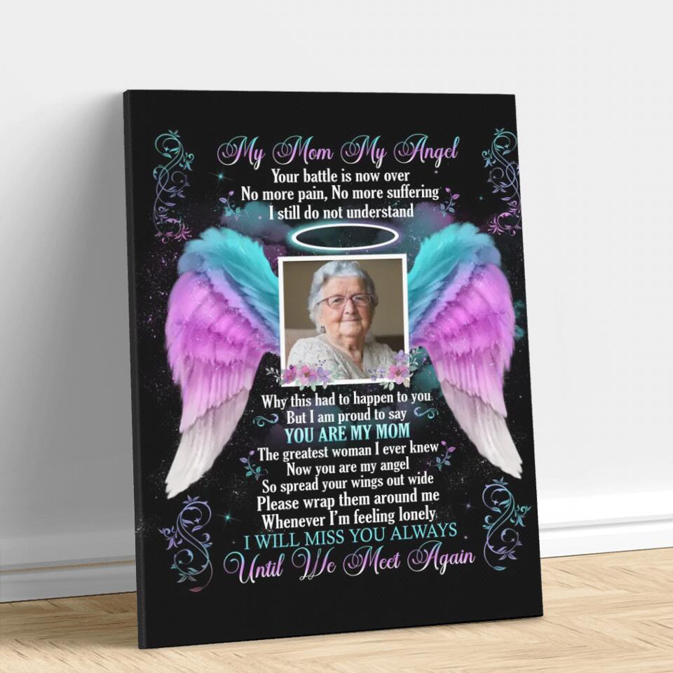 Personalized My Angel Memorial Poster - Gift For Family