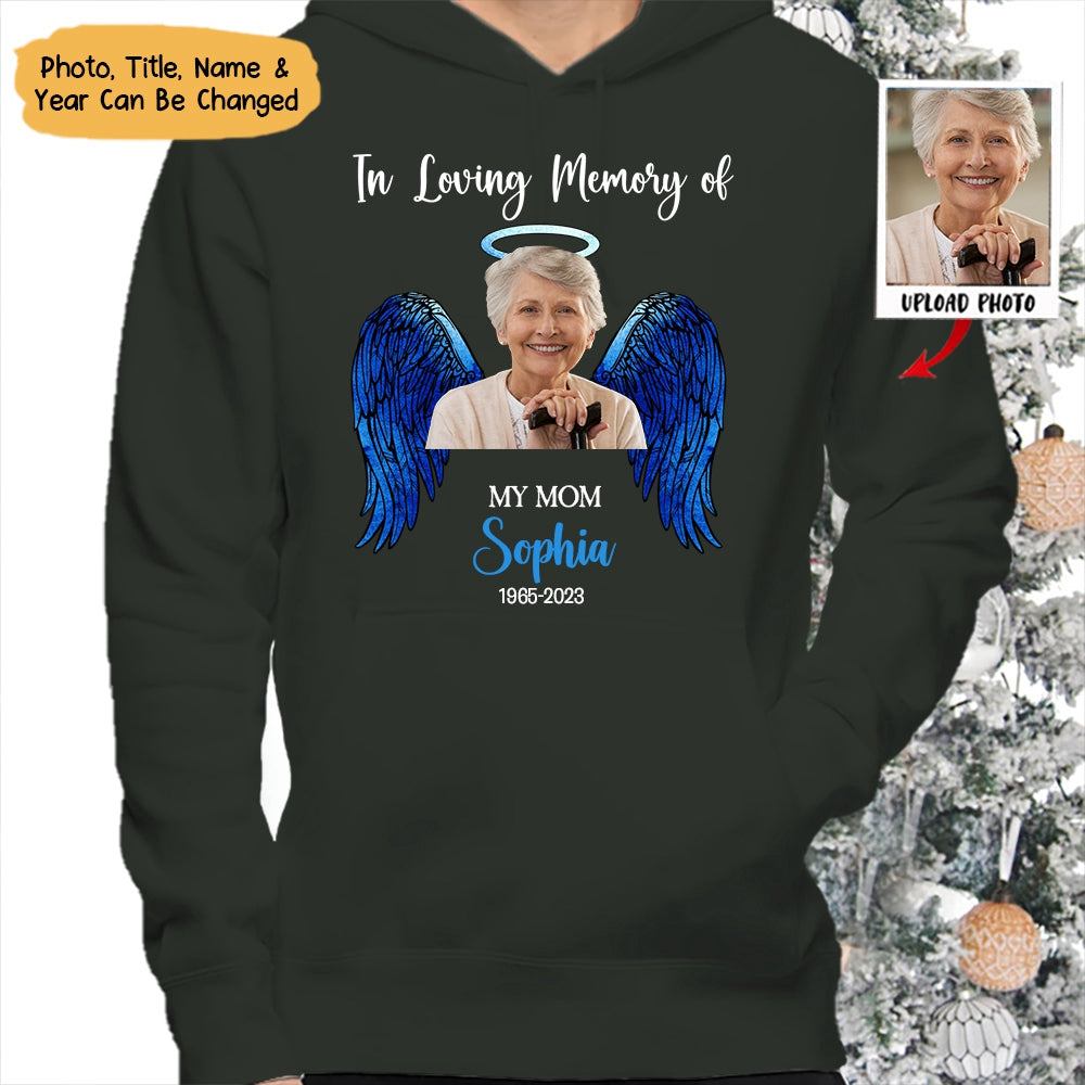 In Loving Memory Of - Personalized Photo Hoodie