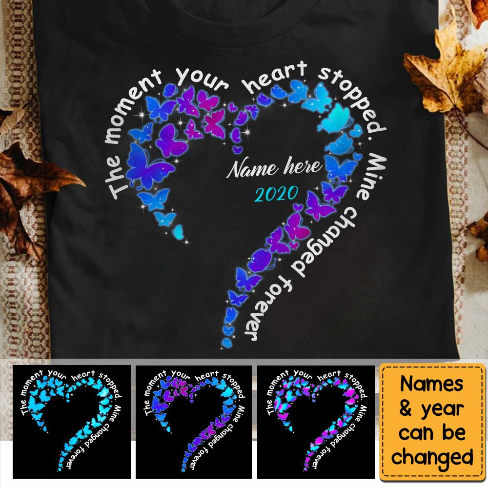 Personalized The Moment Memorial T-Shirt