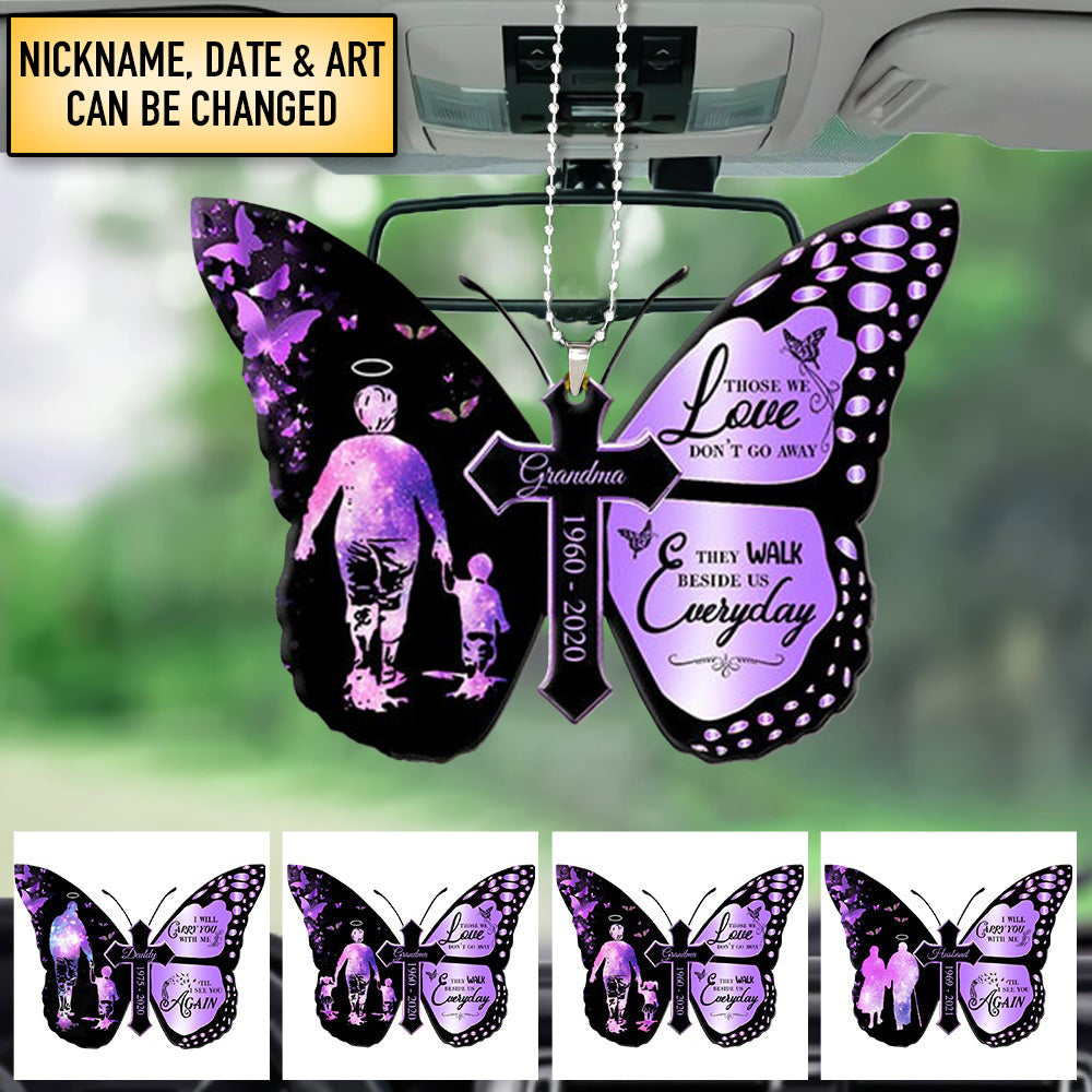 Your Wings Were Ready But My Heart Was Not Personalized Memorial Ornament